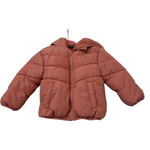 Swiss Tech Kids Pink Puffer Jacket
